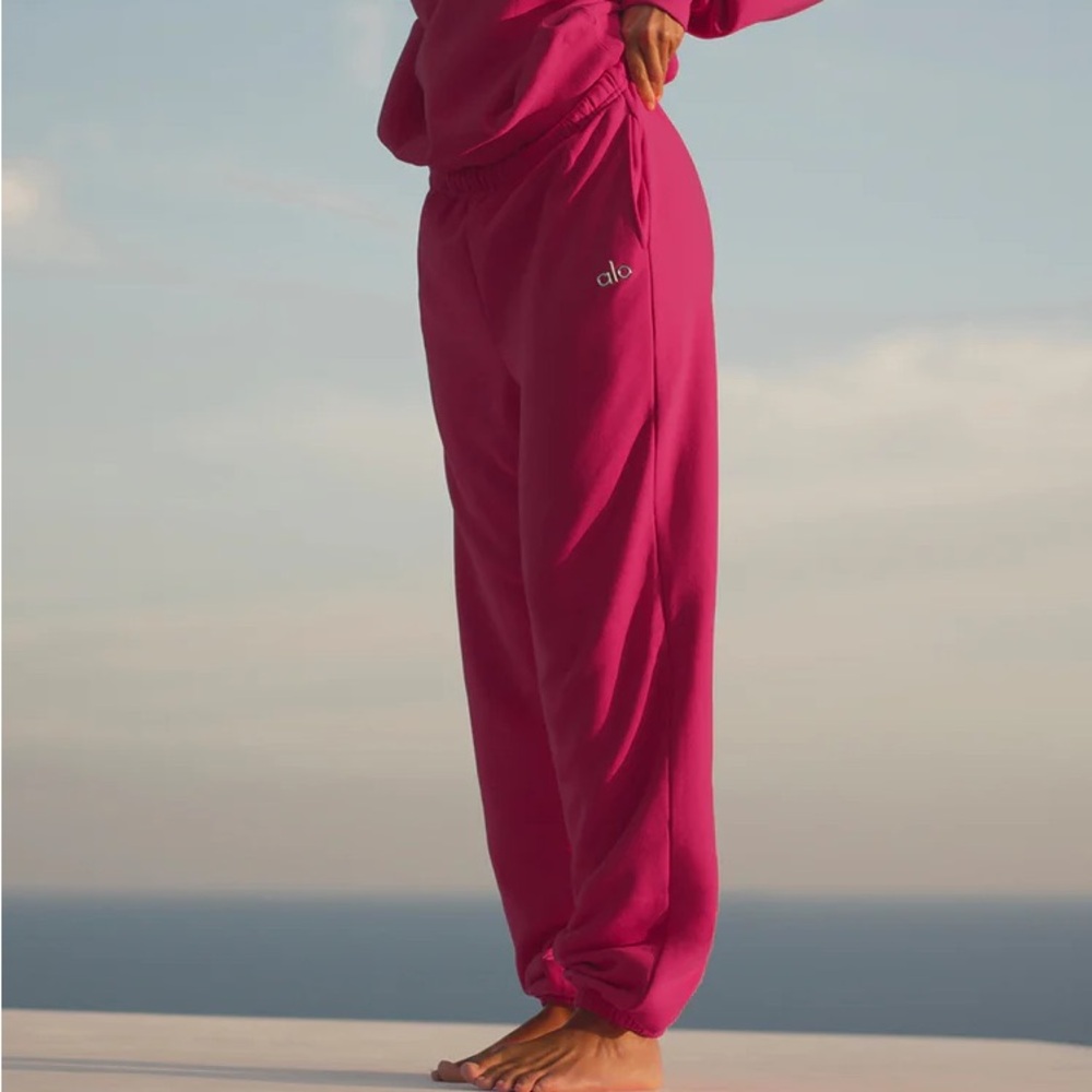 Alo Yoga Accolade Sweatpant Pink Summer Crush
